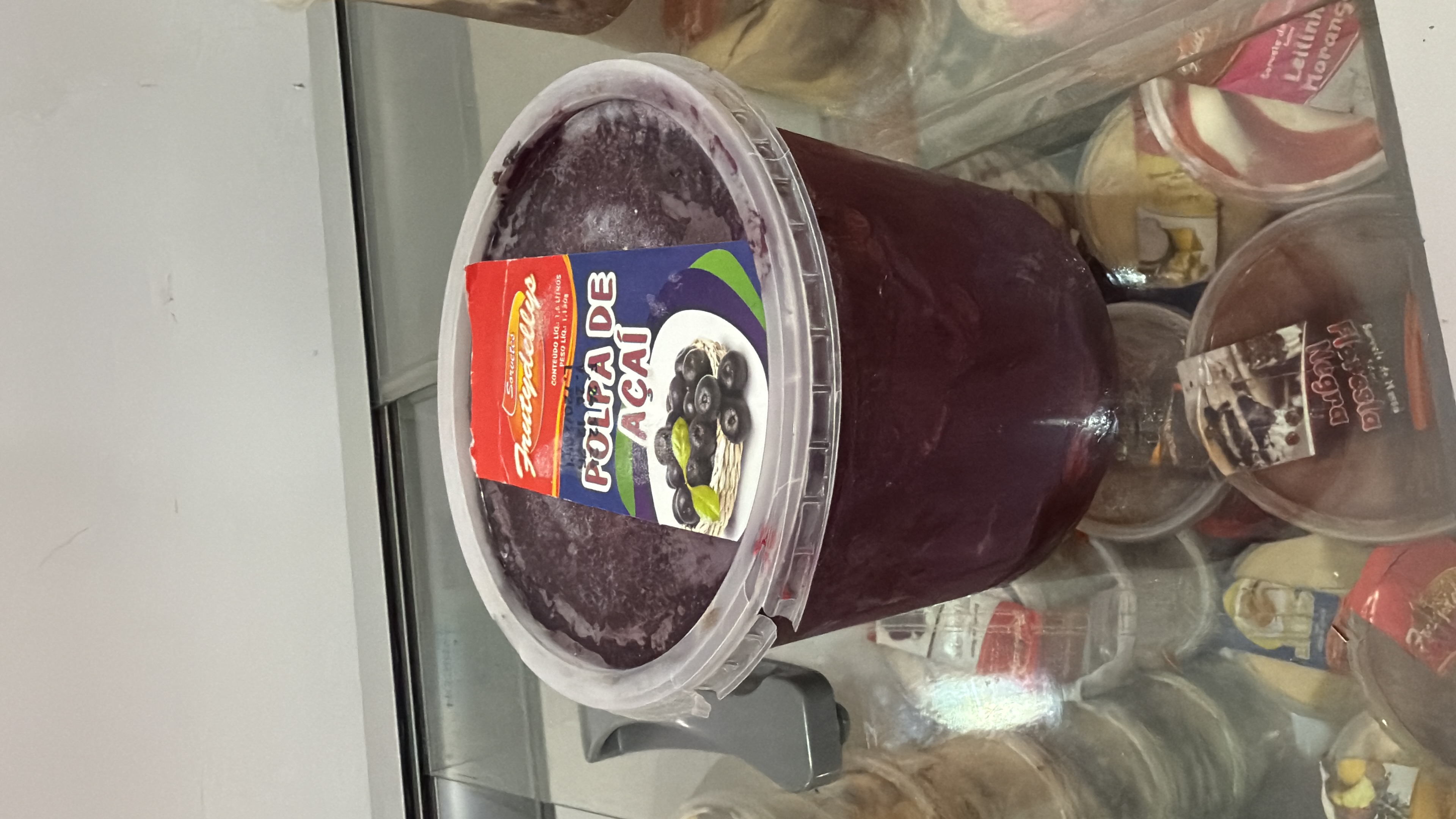 Açaí polpa  1,5 litros 
