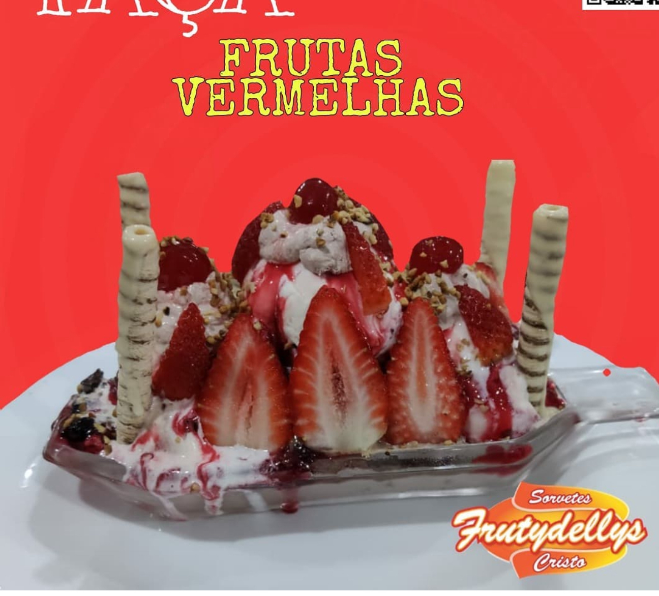 Taça  frutas vermelhas 